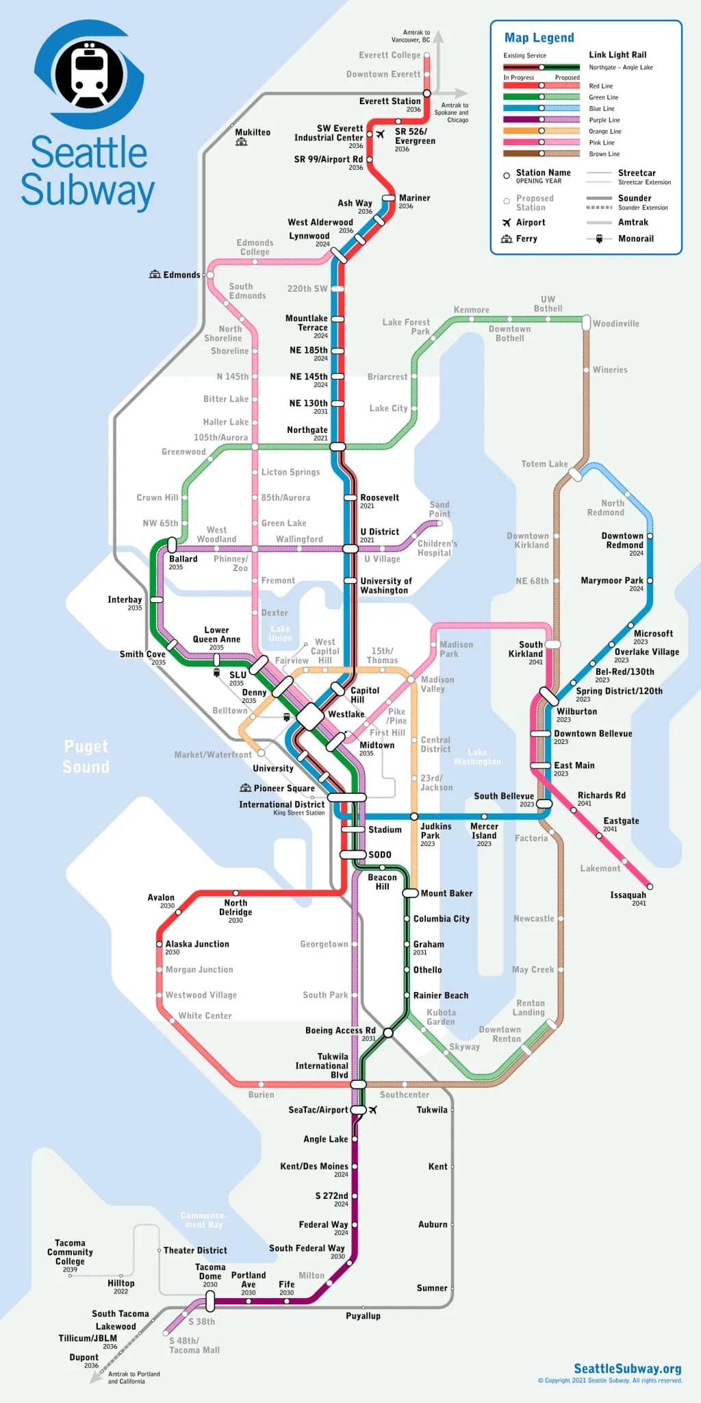 plan a trip seattle metro